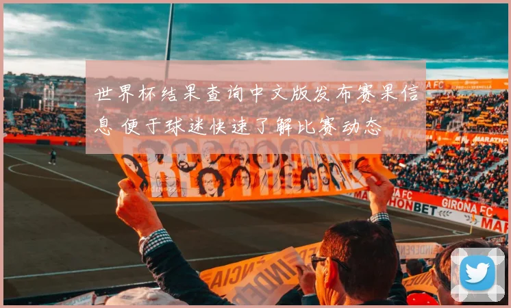 世界杯结果查询中文版发布赛果信息 便于球迷快速了解比赛动态